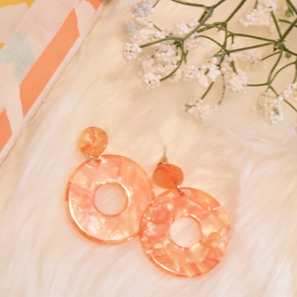 Coral Island Dangle Earrings